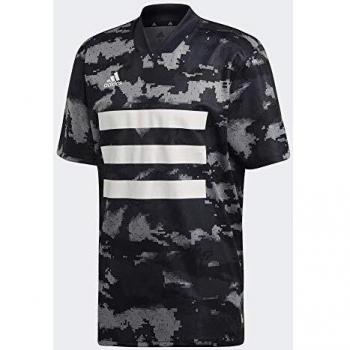 adidas Tan AOP JSY Camiseta, Hombre, Negro, S