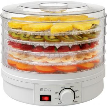 Deshidratador de Alimentos ECG SO 375 - 250W, 5 Bandejas, Control de Temperatura 35-70°C