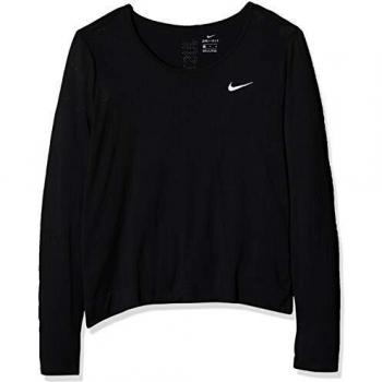 Desconocido Nike W Nk Infinite Top LS Camiseta de Manga Larga, Mujer, Black/