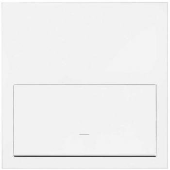 Kit frontal horizontal para 1 elemento con 1 tecla blanco mate Simon 100