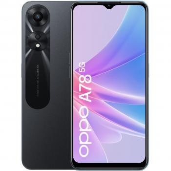 OPPO A78 5G 6.56 Dual SIM Android 13 USB Tipo C 4GB RAM 128GB Almacenamiento 5000mAh Glowing Black Libre