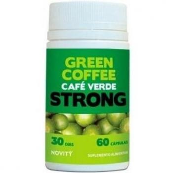 Novity Café Verde Strong 60 Cápsulas - Suplemento Alimenticio Quema Grasa