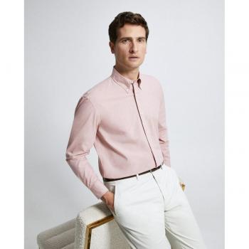 Camisa de hombre sport liso popelín manga larga Emidio Tucci