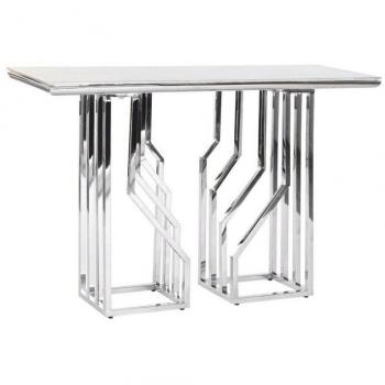 Consola DKD Home Decor Cristal Acero 120 x 40 x 78 cm