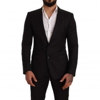 Dolce & Gabbana Black Check MARTINI SLIM FIT 2 Piece Suit - IT50 | L