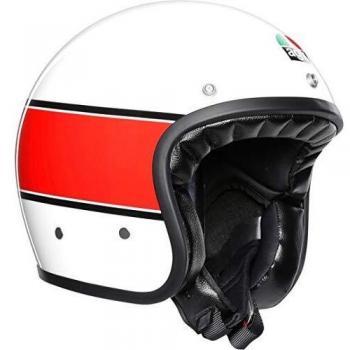 AGV Casco X70 Multi – Mino 73 blanco/rojo XL