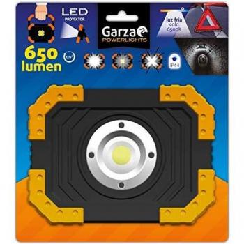 Garza - Linterna Proyector LED impermeable ideal para el trabajo, coche o emergencias