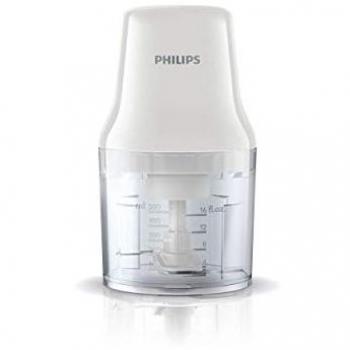 Picadora eléctrica Philips Daily Collection HR1393/01, 0,7 L, 450 W, Blanco