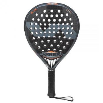 Varlion Carrera C Black Ltd - Pala de pádel, carbono, núcleo de goma EVA, diseño aerodinámico, balance medio, control y potencia equilibrados