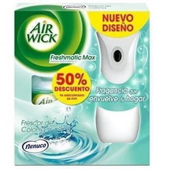 Air Wick - Dispensador Automático de Fragancia Nenuco Freshmatic Max con Recambio Incluido