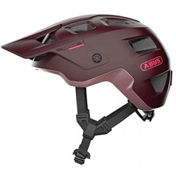 ABUS MoDrop Mountain Bike Helmet - Wildberry Red, Size S (51 cm - 55 cm)