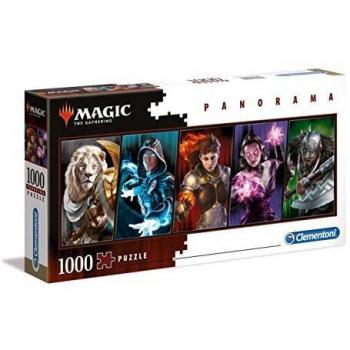 Clementoni 39565 Magic The Gathering-1000pcs Panorama Puzzle, Multicolor