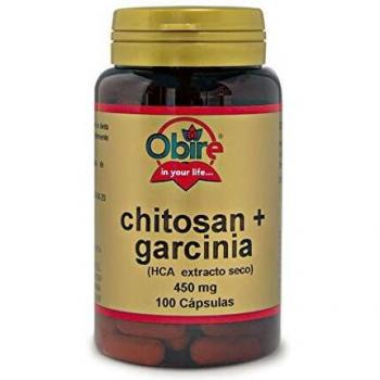 Obire, Chitosan+Garnicia, Extracto seco, 100 Capsulas, 450 mg 100