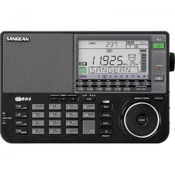 Sangean ATS-909X Radio Portátil con Alarma Negro