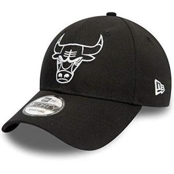 New Era NBA Essential Outline 9Forty Adjustable Cap - Chicago Bulls - Black