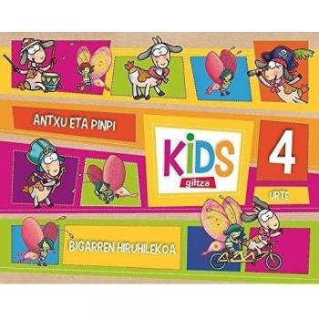 KIDS GILTZA 4 URTE BIGARREN HIRUHILEKOA - 9788483782774