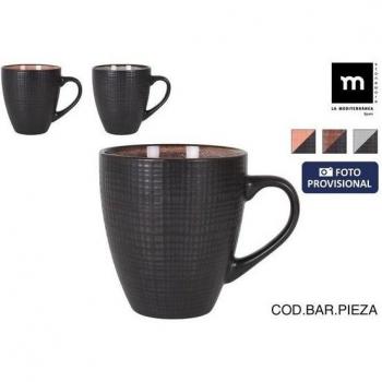 Taza Gigante 550cc Sauvage - Desayuno de Cerámica Resistente - Diseño Encantador - Aptas para Microondas y Lavavajillas - Ergonómica