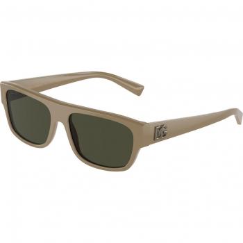 Dolce & Gabbana DG4455 57mm Square Sunglasses for Men, Color: Cachi (Col. 332982)