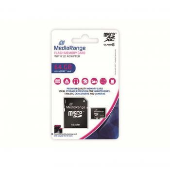 MediaRange MR955 memoria flash 64 GB MicroSDXC Clase 10