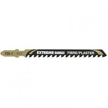 DEWALT DT2103-QZ - Hoja de sierra de calar Extreme bi-metal, long: 100mm, paso de diente: 4.3mm, con puntas de carburo de tungsteno para baldosas de cerámica, fibra de vidrio y plástico reforzado