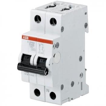 Interruptor Automático ABB S201-B20NA 1P+N, 20A, Curva Tipo B, Montaje en Carril DIN, 6 kA