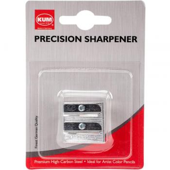 Kum (R) doble sacapuntas, aluminio, plateado, 1 unidad