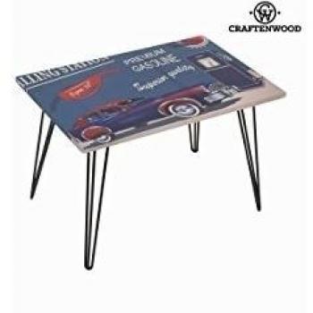 Tavolo centro con macchina blu by Craften Wood