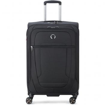 Delsey Helium DLX Trolley Expansible de Grandes Dimensiones 71cm Negro