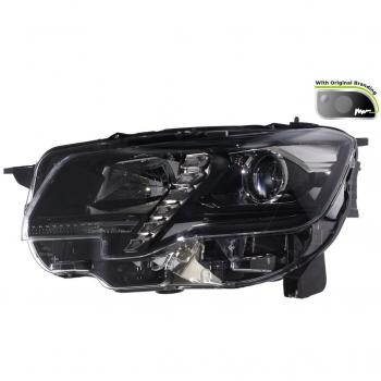 Faro principal VALEO 450642 Izquierda con características de diseño específico para el lado izquierdo del vehículo, óptica clara, tecnología halógena, homologado conforme a las normativas de seguridad vial y fabricado por la reconocida