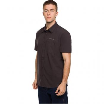 Trangoworld Camisa de Hombre Esera Vn - Camisa de manga corta, fabricada en tejido ligero y transpirable, con tratamiento anti-UV, secado rápido, diseño moderno y ajuste cómodo