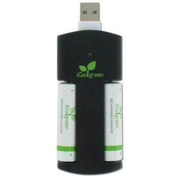 Igo AC 05105-0002 - Cargador USB para pilas alcalinas
