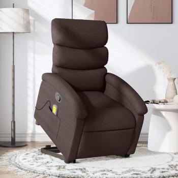 Silla de masaje reclinable de pie de tela en Gris claro, Gris oscuro y Negro, Sillón cómodo para dormitorio, Silla relax y sofá; también disponible en marrón oscuro