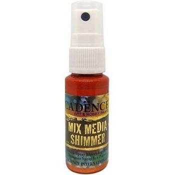 Spray Mix Media Shimmer Amarillo Naranja Oscuro Ref.MMS05