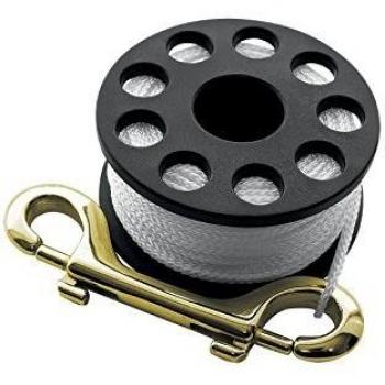 SCUBAPRO Mini Reel Small con mosquetón Doble de Acero Inoxidable