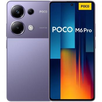 Xiaomi POCO M6 Pro 8GB RAM 256GB ROM Púrpura Global Version - ¡Con Carga Turbo de 67W y Triple Cámara de 64MP con OIS!