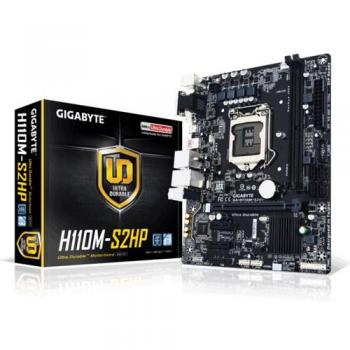 Gigabyte GA-H110M-S2HP (rev. 1.0) - Placa base (DIMM, DDR4-SDRAM, Dual, Intel, 32GB, PC)