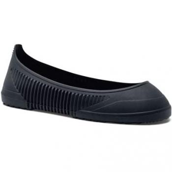 Shoes For Crews Stretch Crewguard Overshoe Metal Free Black L SFC12498 - Type: Overshoes, Characteristics: Slip Resistant, Waterproof Rubber, Non-Slip Sole, Unisex Design, Size L (Men's 8.5