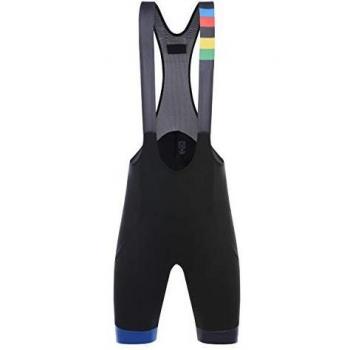 Santini UCI La Dama Bianca, Pantalones Cortos para Hombre, Multicolor, S