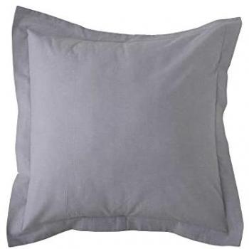 Funda Nórdica y Fundas de Almohada IZKI Gris - Algodón Orgánico 100% Percal 180 Hilos, Certificado GOTS