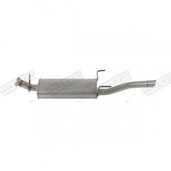 Silenciador Walker 22988 - Silenciador trasero de acero inoxidable, compatible con múltiples vehículos, diseñado para reducir el ruido del escape y mejorar el rendimiento del motor, fácil instalación