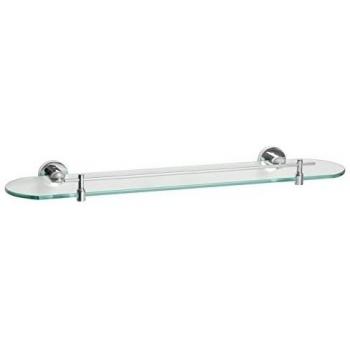 Bisk FORYOU Rango estante, esmerilado y cristal templado, cromo, 52,5 x 15,5 x 4,5 cm