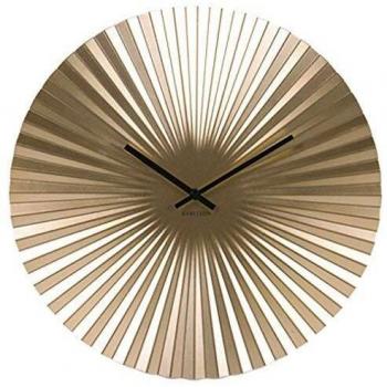 Karlsson KA5657GD Sensu Reloj de Pared, Acero, Dorado, Talla única