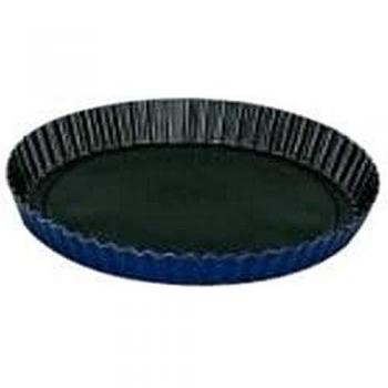 Set de 6 Moldes Rizados con Base Desmontable Blu, 28 cm, Aluminio, Ibili 331328
