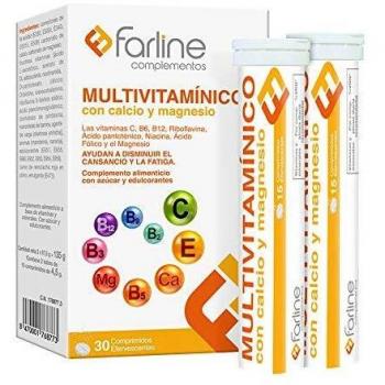 Multivitamínico con calcio y magnesio -Efervescente 30 comprimidos
