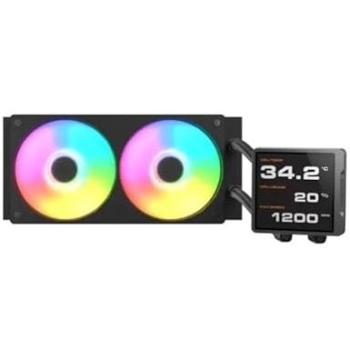 Refrigeración Líquida Cougar Poseidon Vistek Pro 240mm ARGB, 2 Ventiladores RGB, Negro
