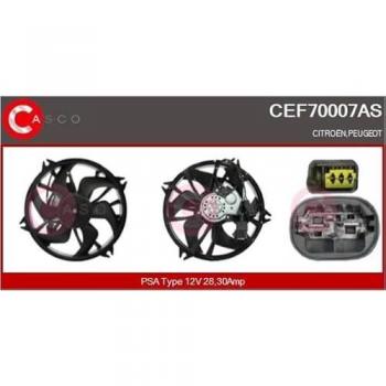 Casco CEF70007AS - Motor eléctrico para ventilador de radiador