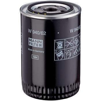 Original MANN-FILTER Filtro de aceite W 940/62- para camiones