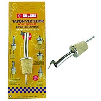 IBILI 764002 - Tapon Verted.Stand.C/Tapa Prisma-INOX-Bl