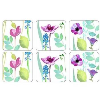 Pimpernel Posavasos de Agua para jardín, Juego de 6, Multi-Color