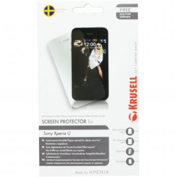 Krusell 20125 - Protector de pantalla invisible para Sony Xperia U